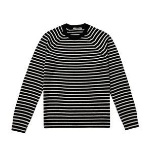 VINCE Men's Striped Wool Sweater